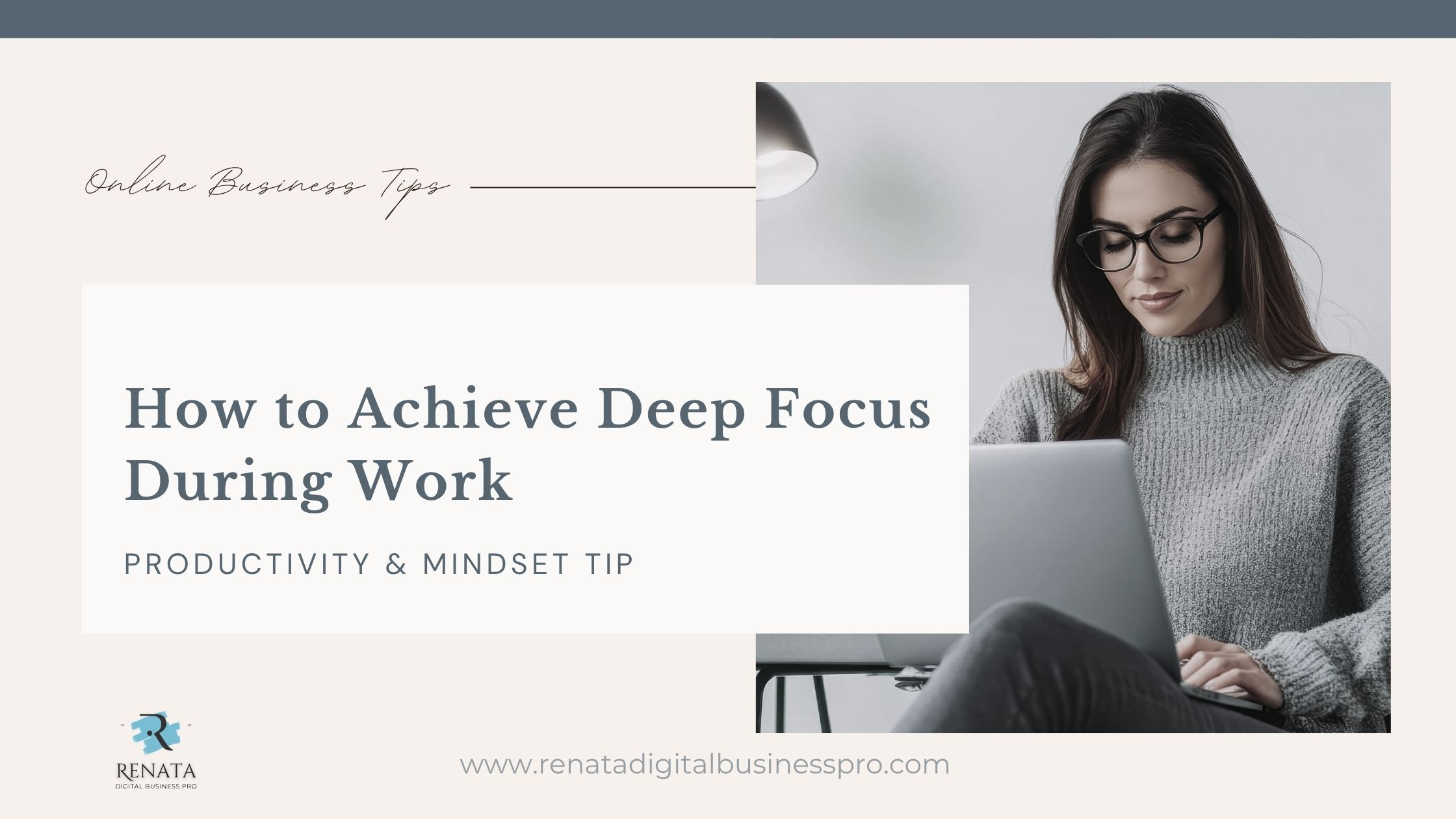 How to achieve deep focus at work