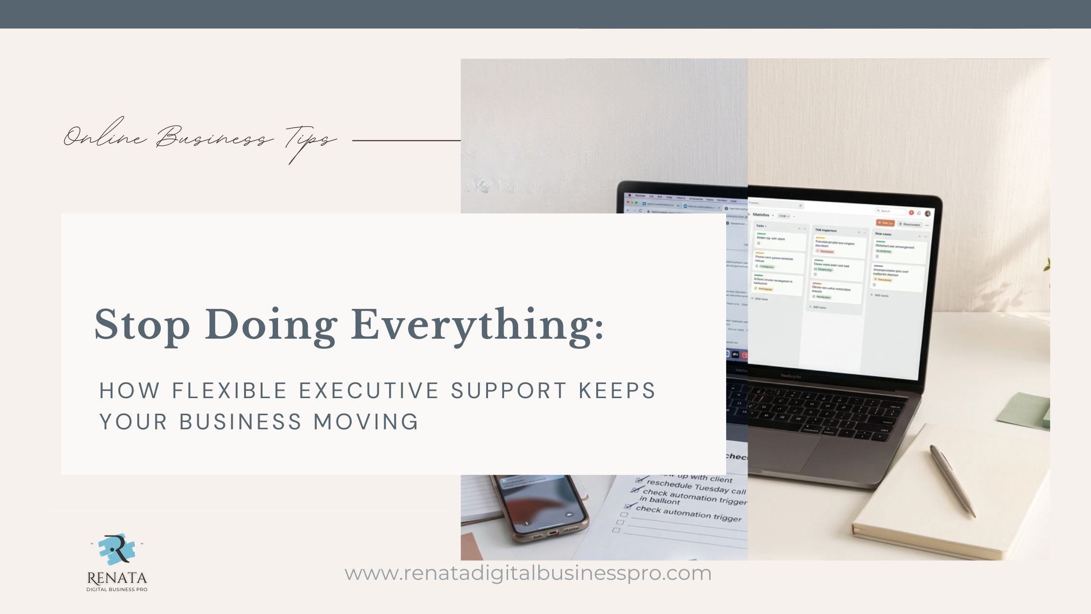 Flexible executive support helps small business owners